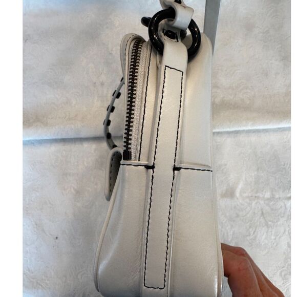 Stunning Rebecca Minkoff Jett Camera White Leather Bag - Picture 5 of 7